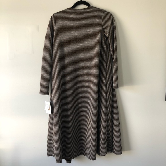 LULAROE Sarah Striped Duster Sweater NWT - Picture 2 of 7